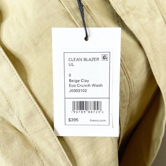 THEORY Linen Blend Blazer - Picture 9 of 9